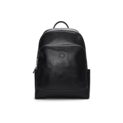 ELLE HOMME Натуральная кожа Ноутбук Сумка Рюкзак Унисекс Однотонный