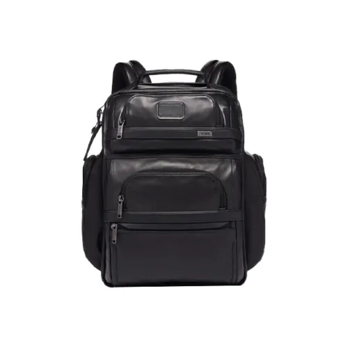 TUMI Alpha 3 Кожа Ноутбук Сумка Рюкзак Стандартный Мужской Черный