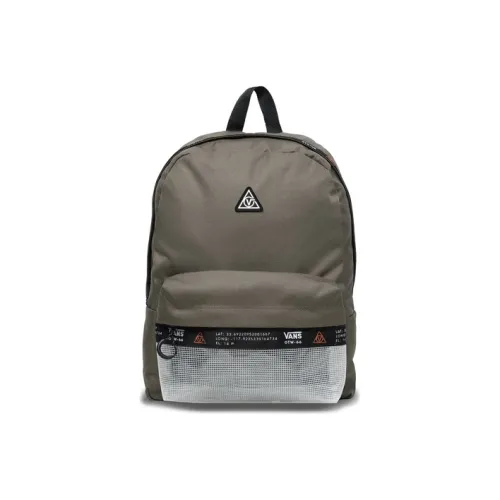 Vans Полиэстер Рюкзак Стандартный Унисекс Серый Зеленый