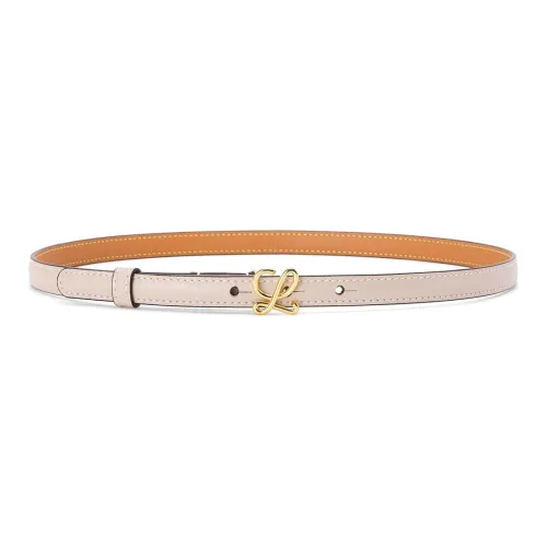 LOEWE Коровья кожа Ремни Светло-овсяный/Золотой Женские