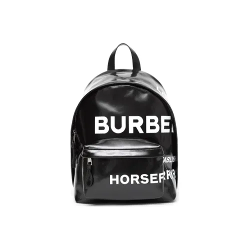 Burberry Horseferry Холст Рюкзак Унисекс Черный