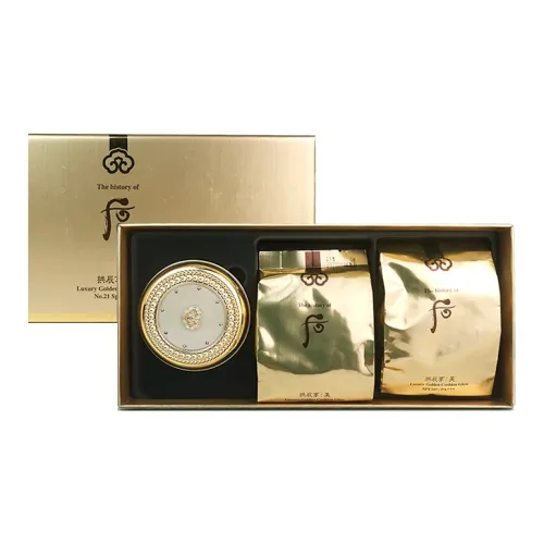 The History Of Whoo Gong Jin Heung Люкс стиль Золотой Королева Двойной Ядерный Воздушные подушки Безупречный Маскирующий Натуральный 13г