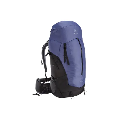 Arcteryx 61L Альпинистский рюкзак Outdoor Сумка из нейлона Серый Фиолетовый Унисекс