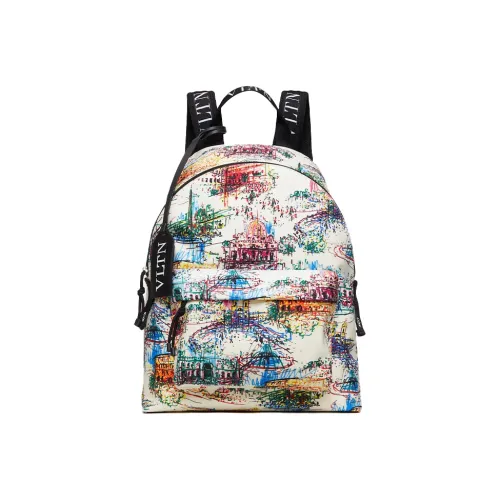 Valentino Nylon Backpack Men's Black