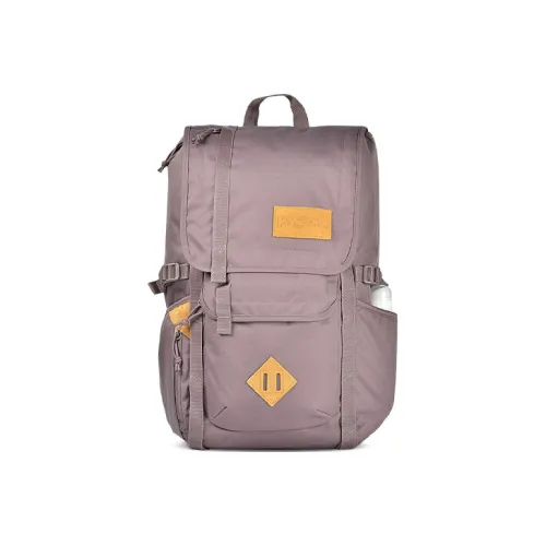 JanSport Полиэстер Рюкзак Унисекс Серый Розовый