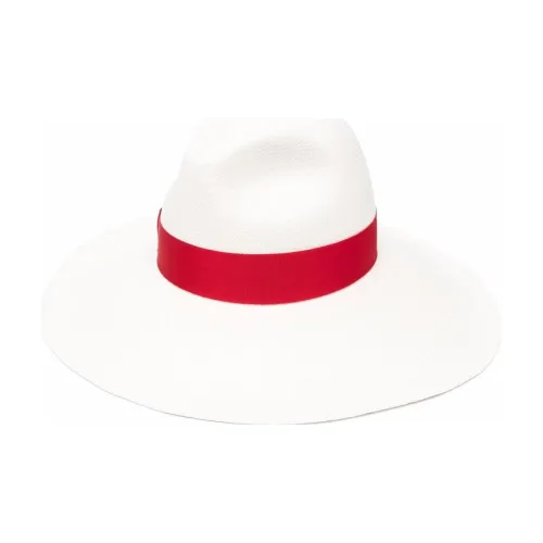 Borsalino, солома, цилиндры, красный, унисекс