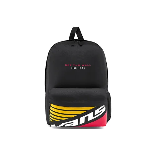 Vans Холст Рюкзак Черный Красный Желтый