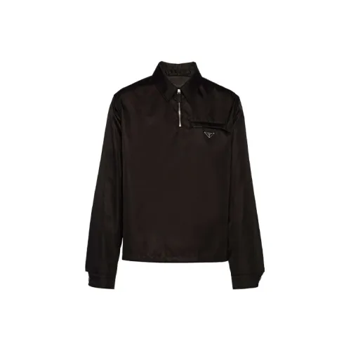 PRADA Мужские Черные Рубашки