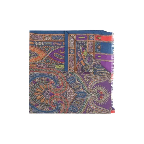 ETRO Шерсть Шарфы Фиолетовый Унисекс