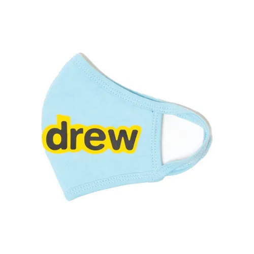 Drew House Хлопковая ткань Маски для лица Небесно-голубой Унисекс