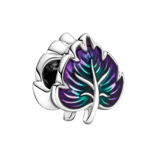 Pandora, стерлинговое серебро 925 пробы, эмаль, ювелирные аксессуары, серебряный, синий, унисекс