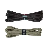 Темно-коричневый круглый шнурок 1 упаковка + хаки круглый шнурок 1 пара