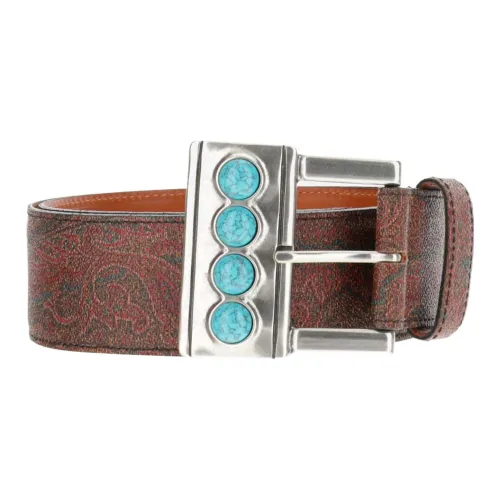 ETRO Кожаные ремни, коричневый, унисекс