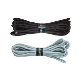 Темно-коричневый круглый шнурок 1 упаковка + серый круглый шнурок 1 пара