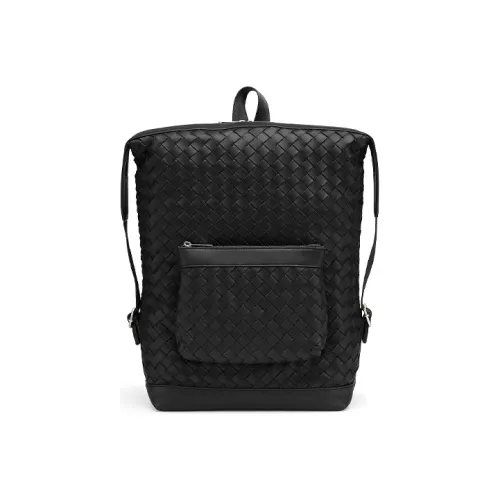 Bottega Veneta Hydrology Рюкзак из коровьей кожи Мужской Черный