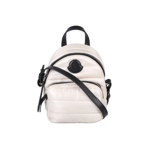 Moncler Нейлоновая Сумка через плечо Мини Женская Кремовая