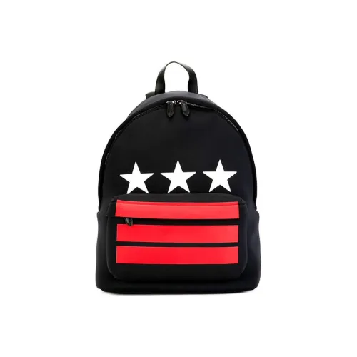 GIVENCHY Нейлоновый рюкзак унисекс черный красный