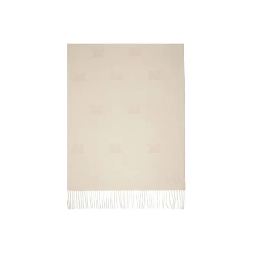 MaxMara Шарфы Wool Knit Телесный Унисекс