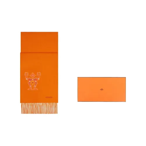 HERMES Кашемир Вязаные Шарфы Унисекс