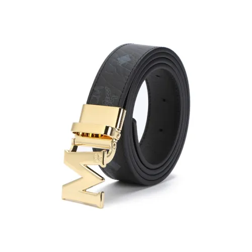 MCM Кожаные ремни черный унисекс