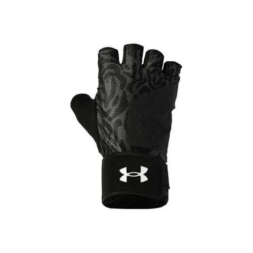 Under Armour Натуральная кожа/Полиэстер/Эластан/Полиамид Спортивные перчатки Женские