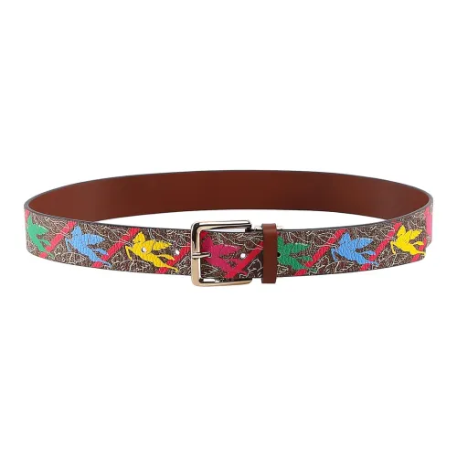 ETRO Кожаные ремни, разноцветные, унисекс