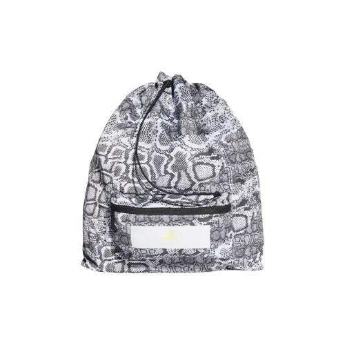 Adidas Полиэстер Рюкзак Стандартный Женский Черный Белый Желтый