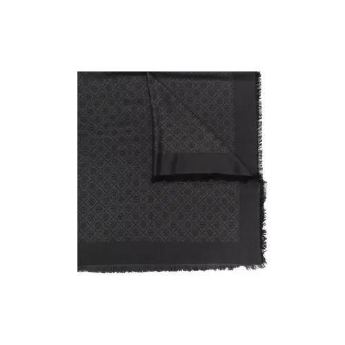 Tory Burch Шерпа Вязаные Шарфы Черные Женские