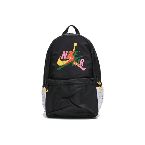 Jordan Полиэстер Баскетбольная Сумка Рюкзак Большой Унисекс Черный Белый