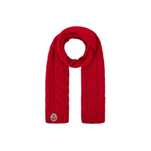 Moncler Вязаные шарфы Красный Kids