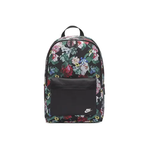 Nike Heritage Polyester Backpack Regular Unisex Black Найк Heritage Полиэстер Рюкзак Стандартный Унисекс Черный