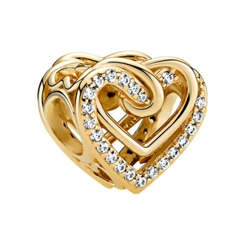 Pandora Золотой Покрытый Медный Серебряный Сплав Ювелирные Аксессуары Золотой Унисекс