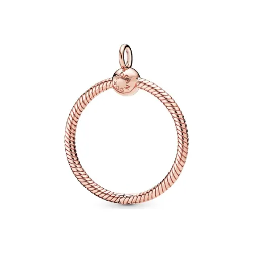 Pandora Сплав/Серебряное покрытие/Золотое покрытие Шармы/Подвески Розово-золотой Женские