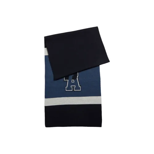 Hugo Boss Cotton Knit Шарфы Синий Мужской