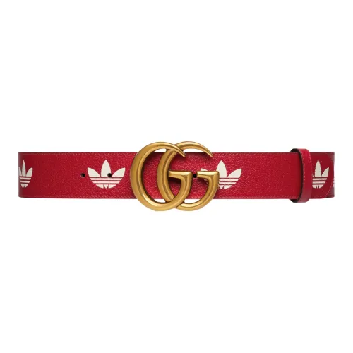 GUCCI Adidas X GUCCI Co Branded SERIES Кожаные ремни Женские
