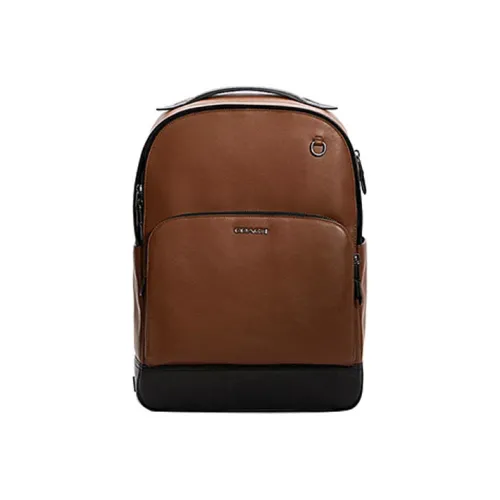 COACH Graham Коровья кожа Рюкзак Большой Мужской Коричневый