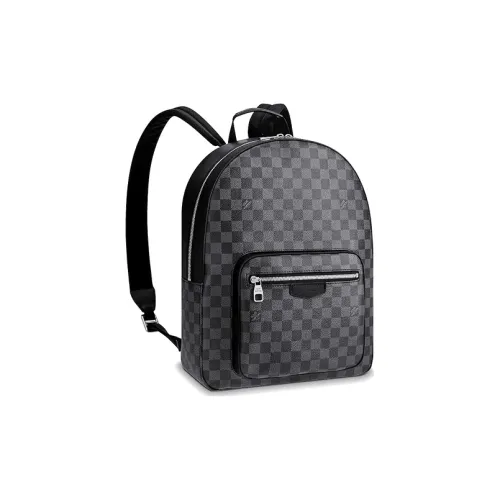LOUIS VUITTON Josh Покрытый холст Рюкзак Стандартный Мужской Графитовый