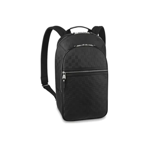 LOUIS VUITTON Рюкзак из кожи мужской черный