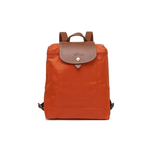 LONGCHAMP Le Pliage Холст Рюкзак Женский Оранжевый