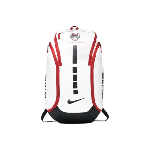 Nike Полиэстер Баскетбольная Сумка Рюкзак Стандартный Унисекс Красный Белый