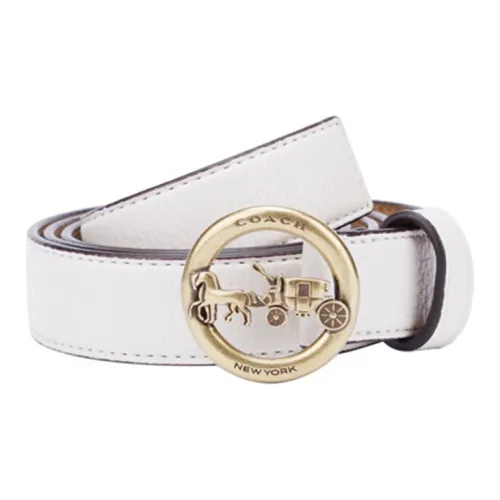 COACH Ремни из коровьей кожи для женщин