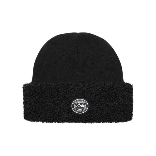 Конверс Хлопок Шапка-бини Черная Унисекс