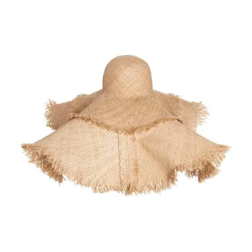 RUSLAN BAGINSKIY Плетеная шляпа Светлый Умбра Унисекс