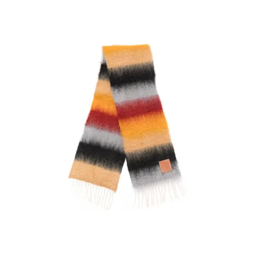 LOEWE Вязаные шарфы Многоцветный Унисекс