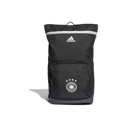 Adidas Ткань из переработанного полиэстера с полотняным переплетением Спортивный рюкзак Стандартный Унисекс Угольный черный