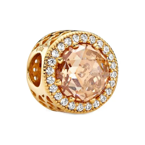 Pandora Сплав/Серебряный Покрытый/Золотой Покрытый Шармы/Подвески Золотой Женские