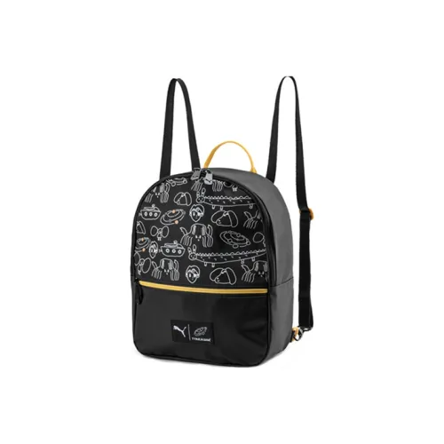 PUMA TYAKASHA Коллаборация Ткань Рюкзак Стандартный Унисекс Черный