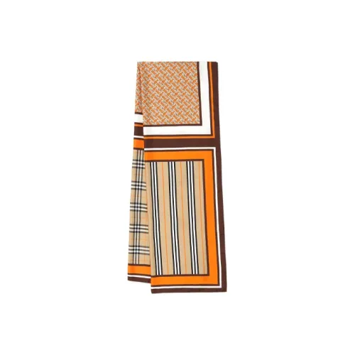 Burberry Тутовый шелк Вязаные шарфы Унисекс
