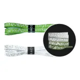 Белый Пейсли 3M Светоотражающие Шнурки*1 пара + Градиентный Травяной Зеленый Пейсли 3M Шнурки*1 пара