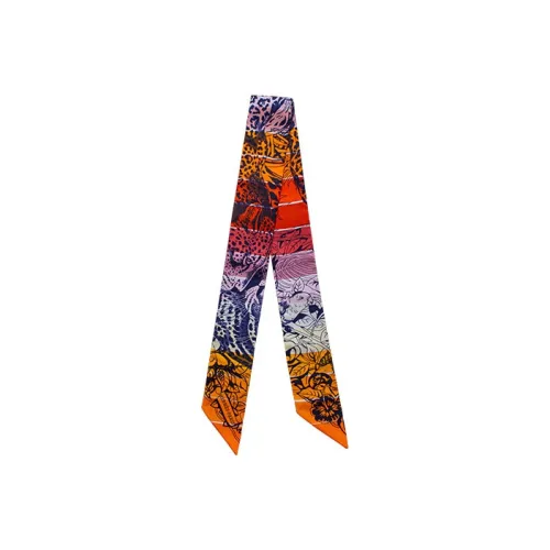 HERMES Шелковые шарфы Многоцветные Женские